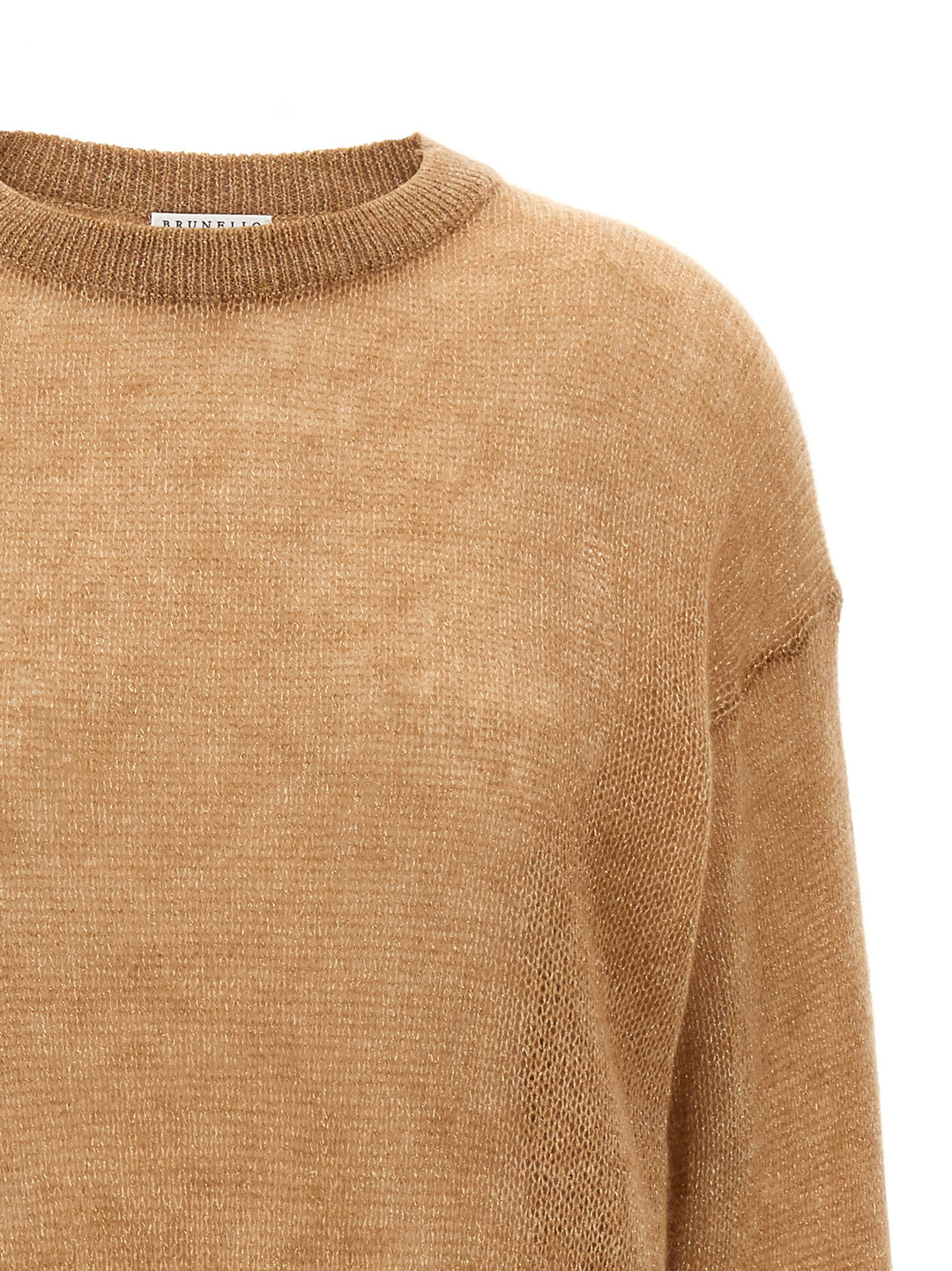 Lurex Sweater Sweater, Cardigans Beige