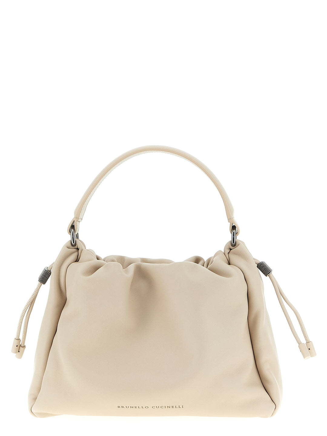 Brunello Cucinelli Bucket Mellow Hand Bags - Beige | 5421df7714bd6059fd1aa9dee32ce91b2cf28146