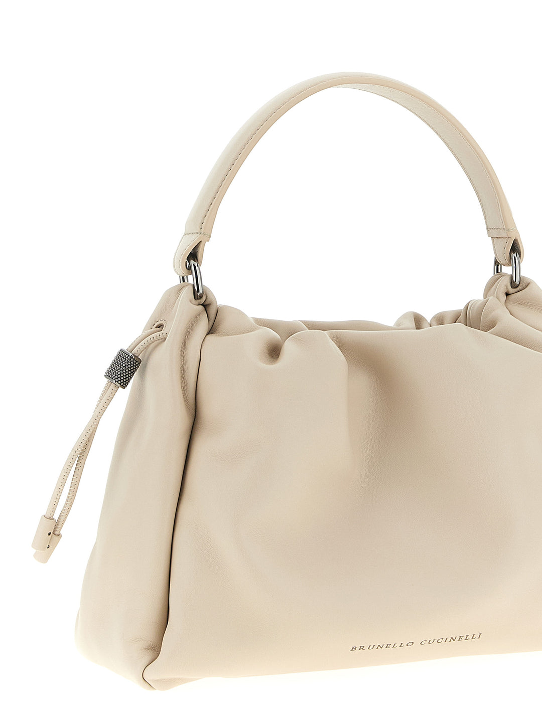 Brunello Cucinelli Bucket Mellow Hand Bags - Beige | e8a355e7dbb522ee4aeafd3b292c362e9fddd1c4