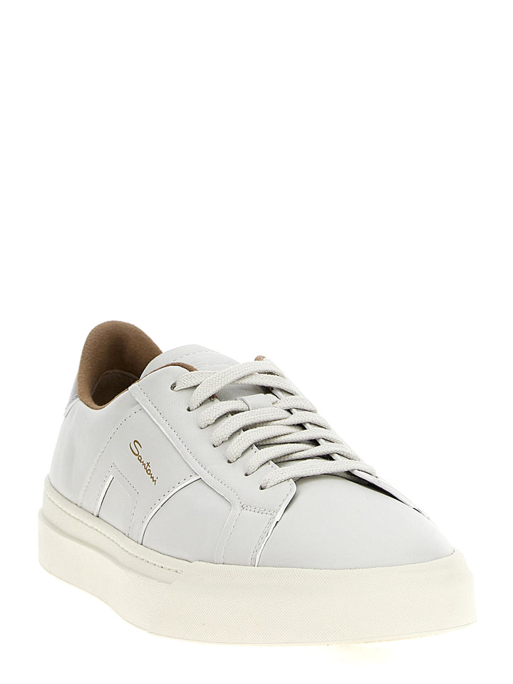 Leather Sneakers Gray