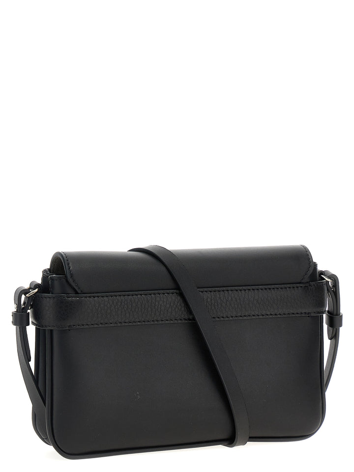 Belt Detail Crossbody Bags Black