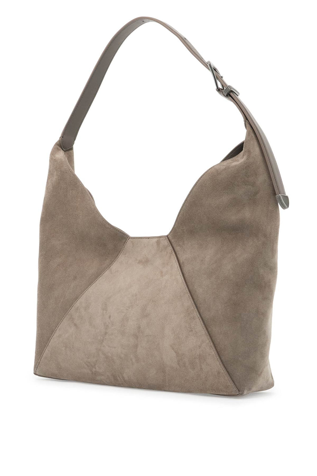 Borsa Hobo Bc Duo In Pelle Scamosciata