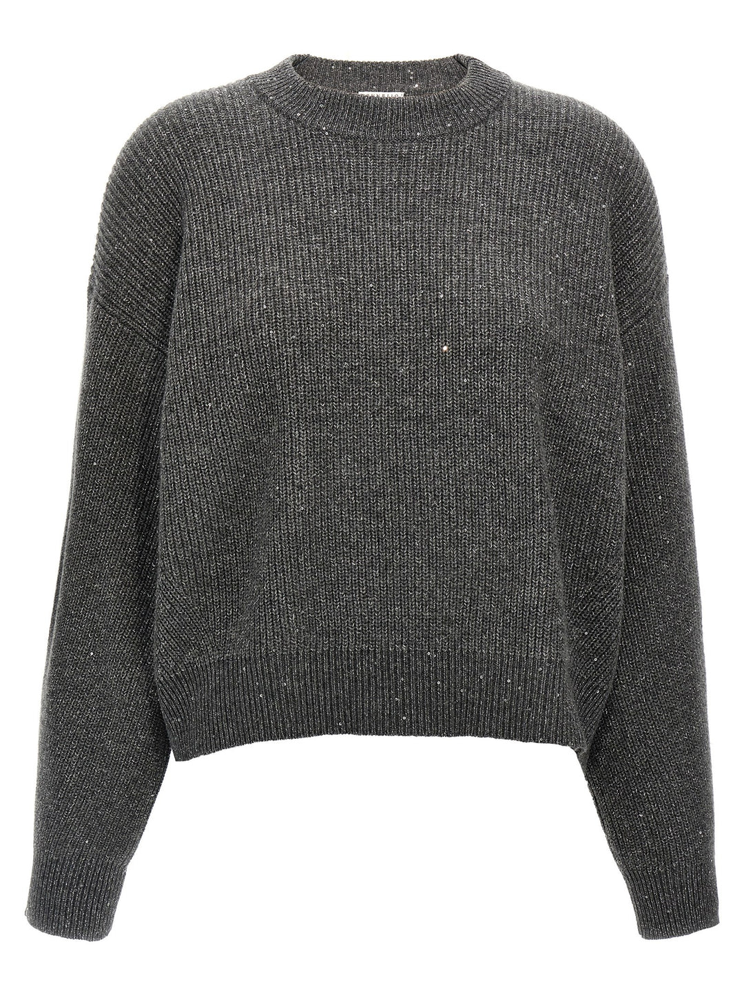 Sequin Lurex Sweater Sweater, Cardigans Gray