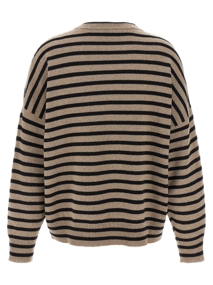 Sequin Striped Sweater Sweater, Cardigans Multicolor