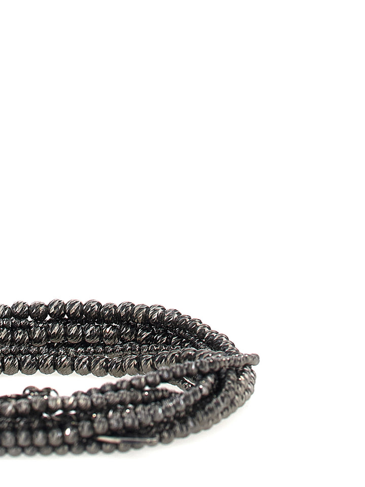 Silver Bracelet Jewelry Black