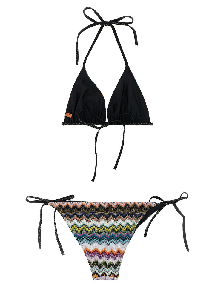 Missoni Zigzag Pattern Bikini Beachwear - Multicolor | 9576e966b1d44509e510057b32eff8d6b74ebfbb