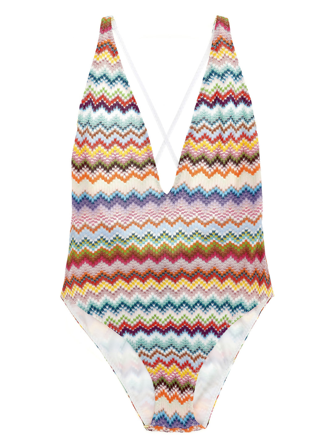Missoni Zigzag One-Piece Swimsuit Beachwear - Multicolor | a0bd2d92089d4b5424627d7e116d3a731c15fcd0