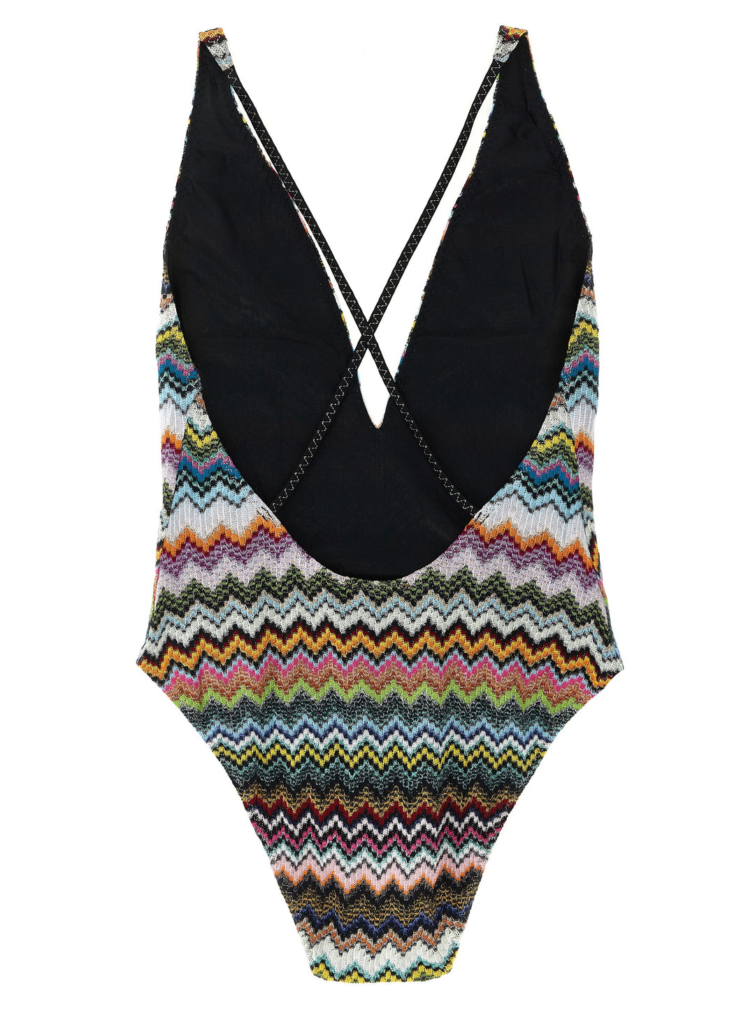 Missoni Zigzag One-Piece Swimsuit Beachwear - Multicolor | c8fef9ba6746b13940db9465ae7b6375e00a838f