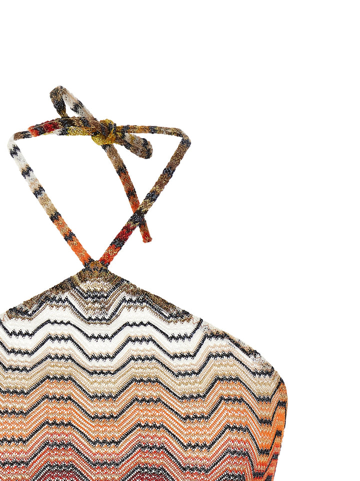 Missoni Greek Pattern Top Tops - Multicolor | d7e641b2bd84daad3c44a00f42b637d64ad81815