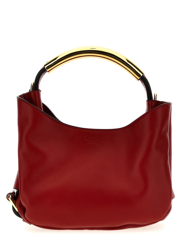 Moschino Handle Me Bag Small Hand Bags Red