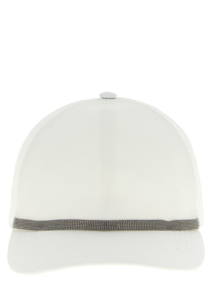Brunello Cucinelli Baseball Hats - White | 7ad7a6d31e0a03982c8faa94e764eccac2985591