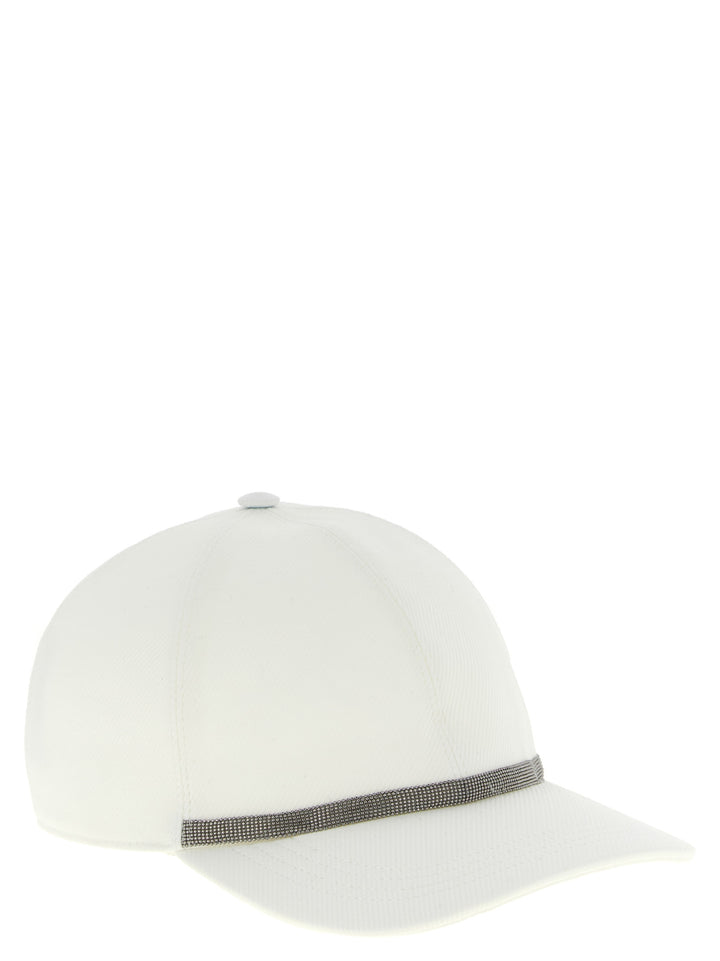 Brunello Cucinelli Baseball Hats - White | c3429fc816173eed6d4e26c00b54f6c3f0bc2720