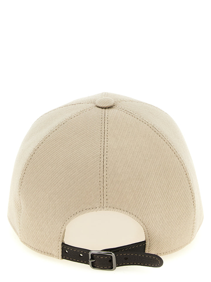 Brunello Cucinelli Baseball Hats - Beige | 1f22f46468885ce4ad3843bb70bfded70799d712