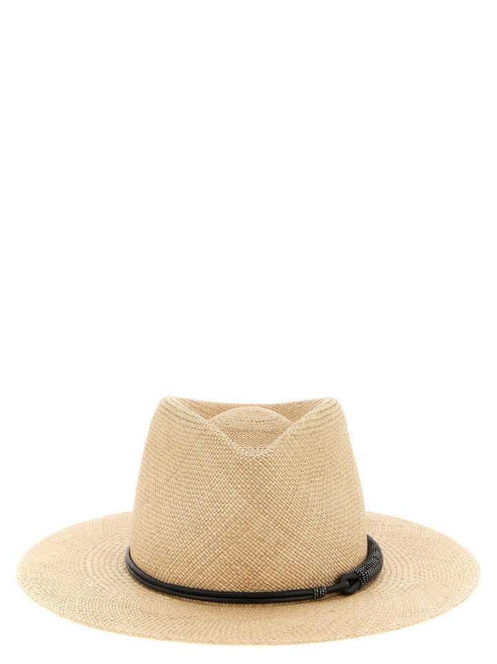 Brunello Cucinelli Monile Hat Hats - Beige | 770afcaa32902636ae3ed1d9b036f958f9ada5c3