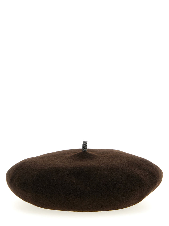 Brunello Cucinelli Precious Detail Hats - Brown | cfe3a49418012c0d2db1dcd837e8266983b5459a