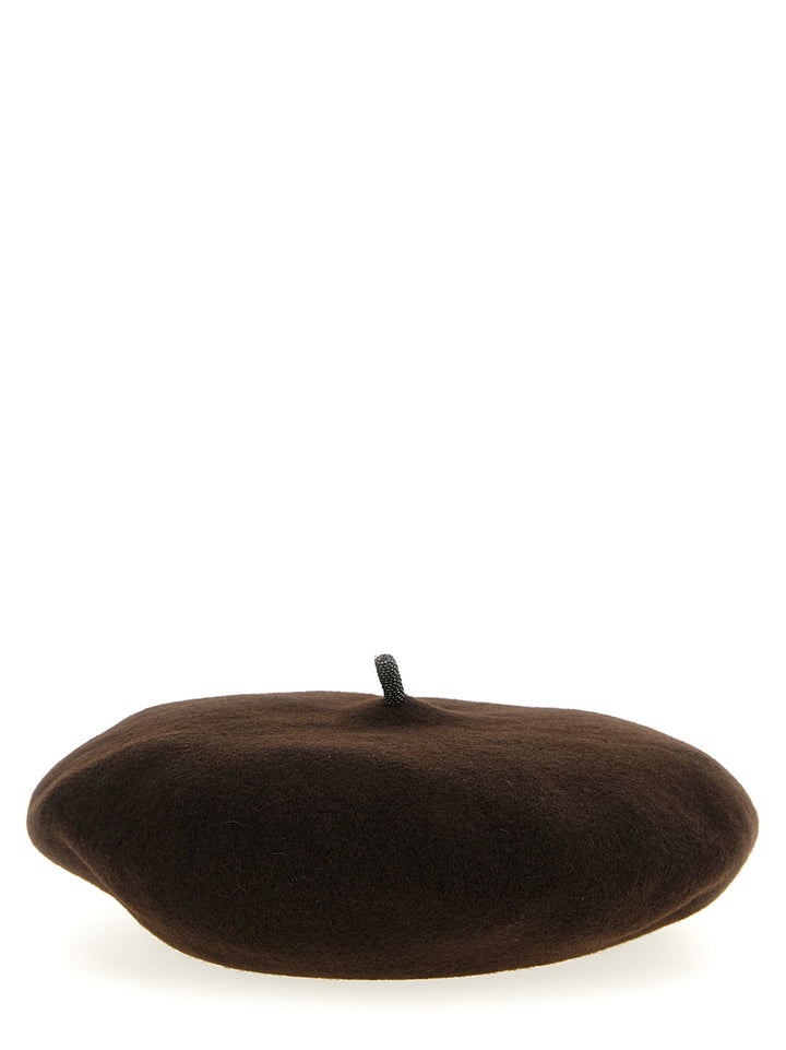 Brunello Cucinelli Precious Detail Hats - Brown | 5eda577bfb6dd36284699e20135bbec226dcf222