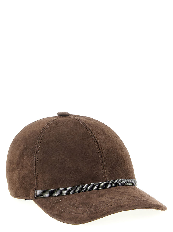 Brunello Cucinelli Baseball Hats - Brown | bbb203ff9c69102c1d7ca8a81613b772c9ff643b