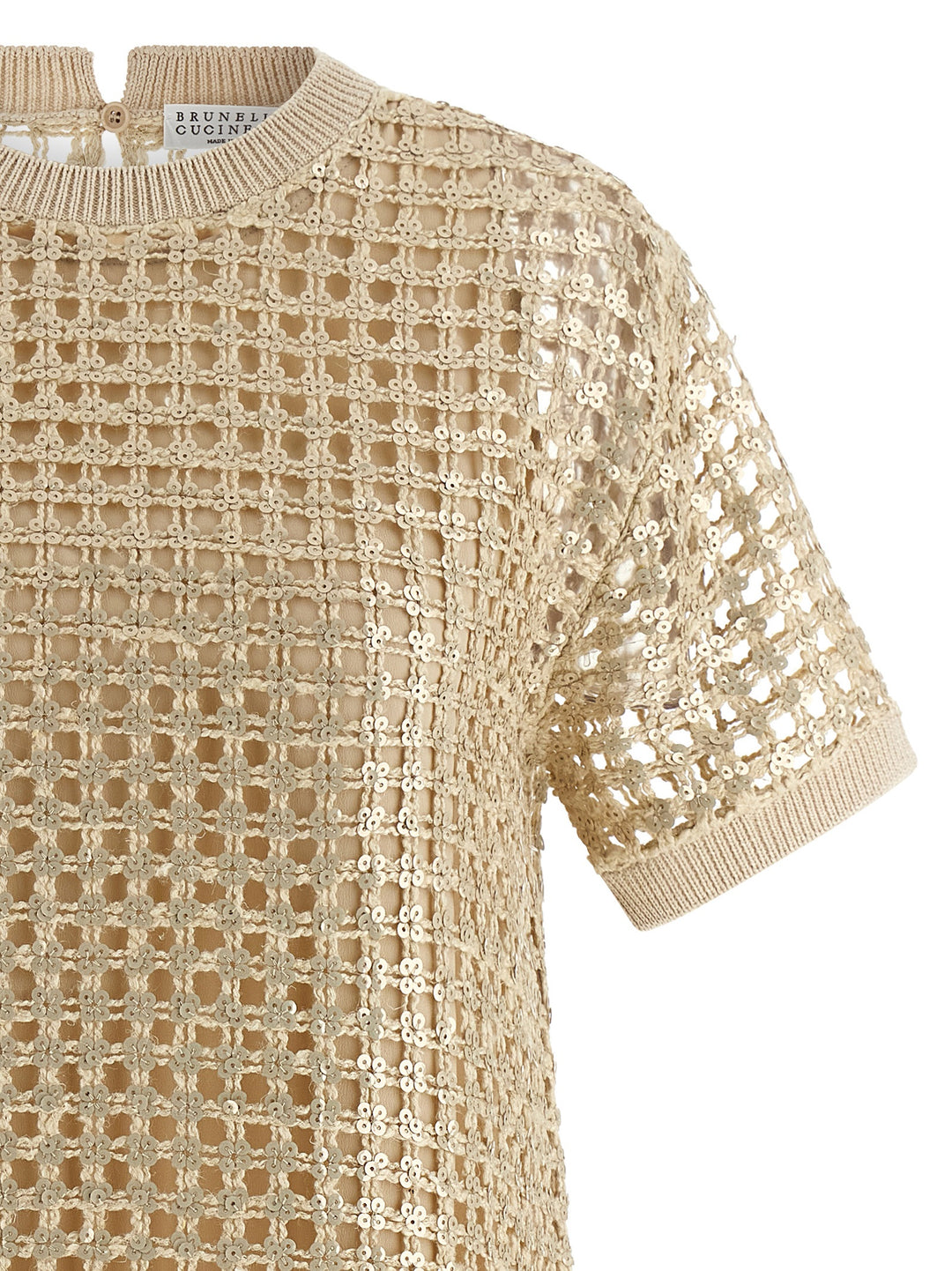 Brunello Cucinelli Dazzling Knit Dress Dresses - Yellow | edb8d06ba849205e018d603e51d5a50d613f946a