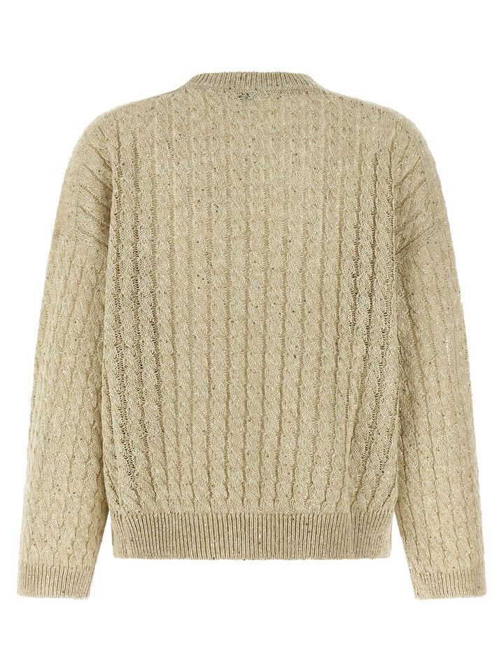 Brunello Cucinelli Dazzling Cable Sweaters and Cardigans - Beige | 4658d19278b41ee58136e2aa41ad68369ddd3a18