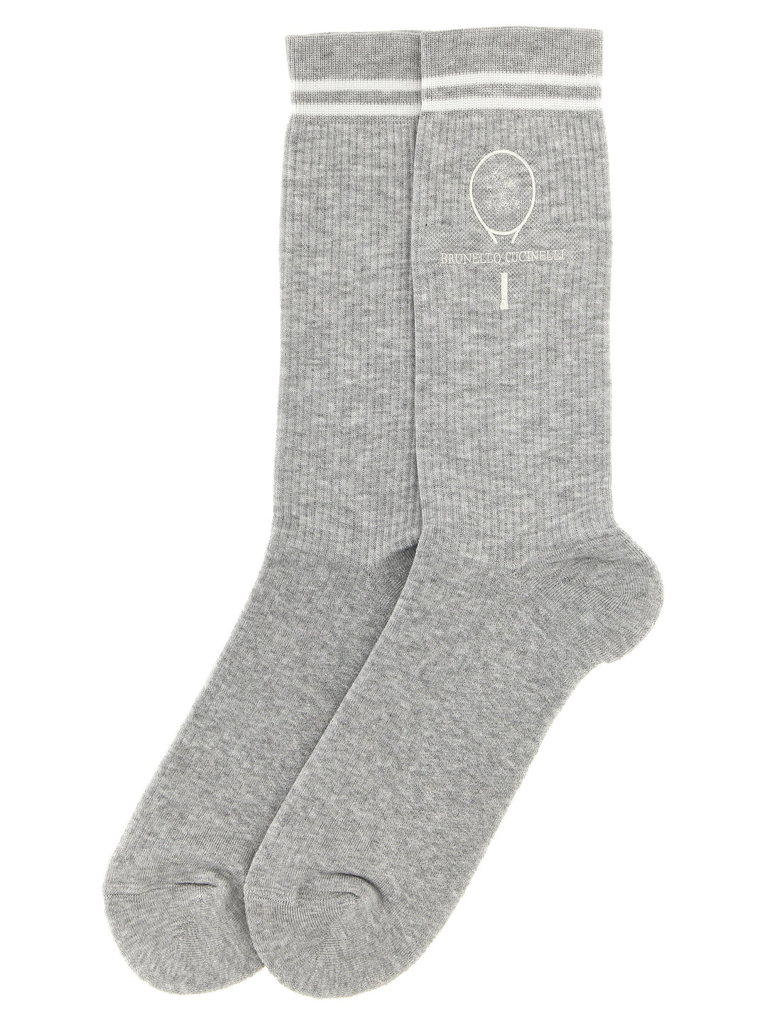 Ribbed Socks Gray