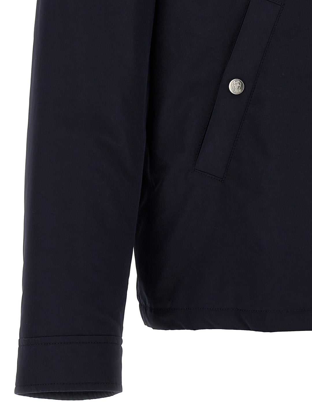 Brunello Cucinelli Water Repellent Jacket Puffer Jackets - Blue | d7a5a512e9e9c79675b03e7312068a02789d8603