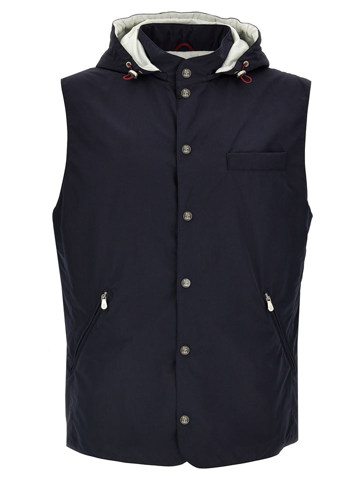 Water-Repellent Vest Gilet Blue