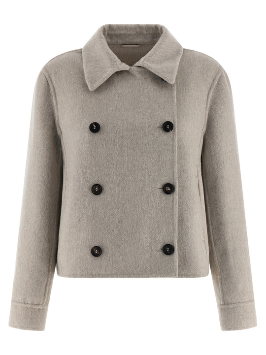 Cashmere Coat Coats And Trench Coats Gray