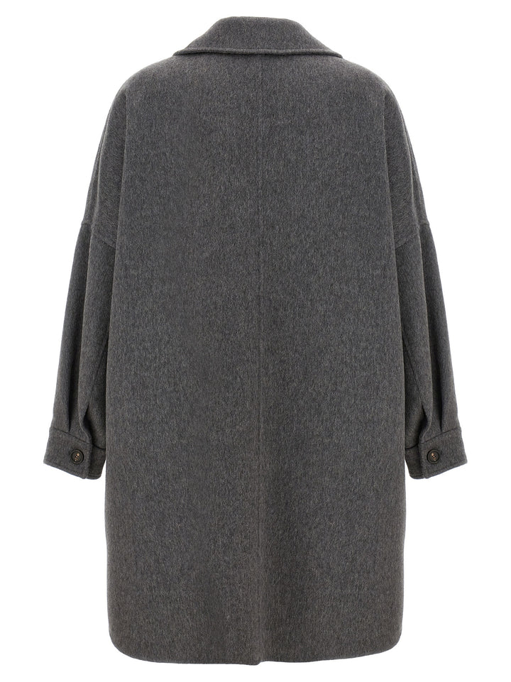 Cocoon Coat Coats, Trench Coats Gray