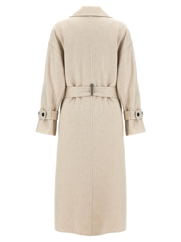 Belted Coat Coats, Trench Coats Gray