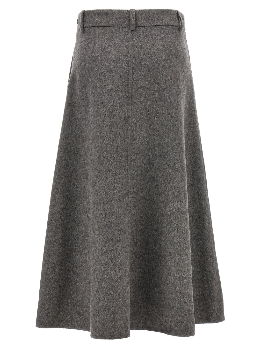 Flared Skirt Skirts Gray