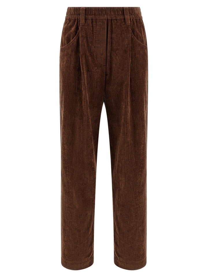 Brunello Cucinelli Baggy Pants - Brown | 201a2b4f2776c9e277254b5a234e9068164ac8b4