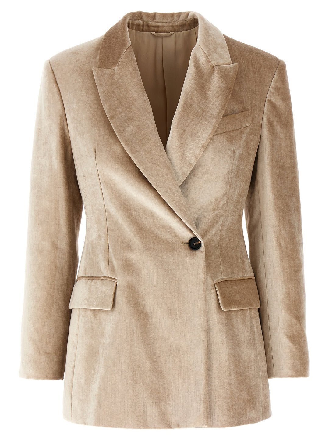 Sleek Blazer And Suits Beige