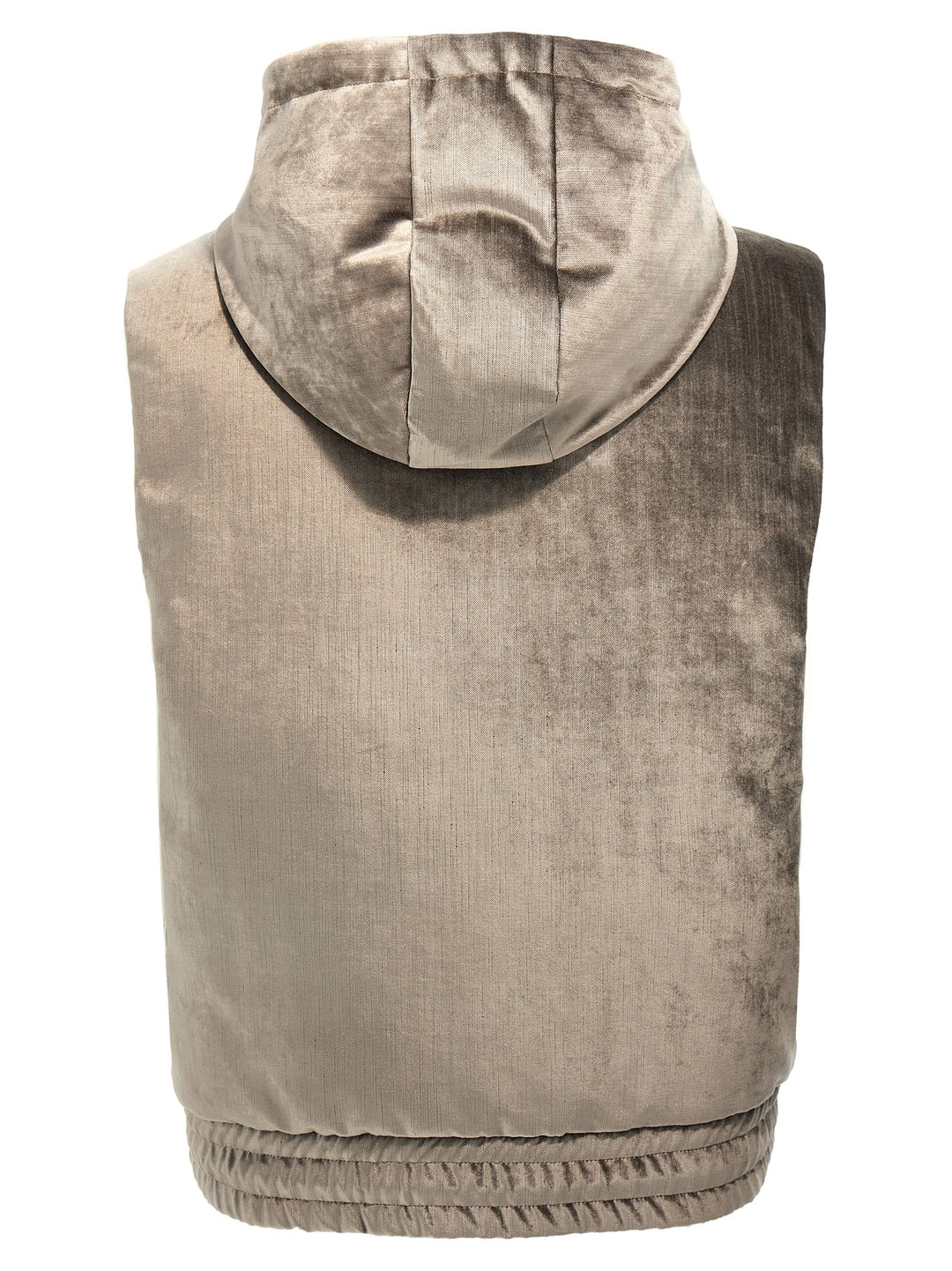 Chenille Vest Gilet Gray