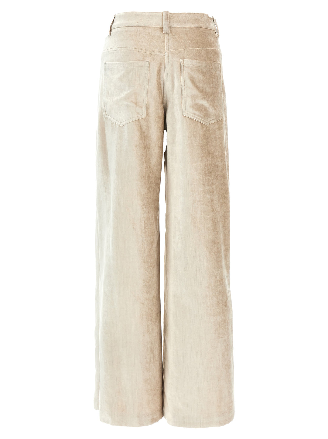 Velvet Pants Beige