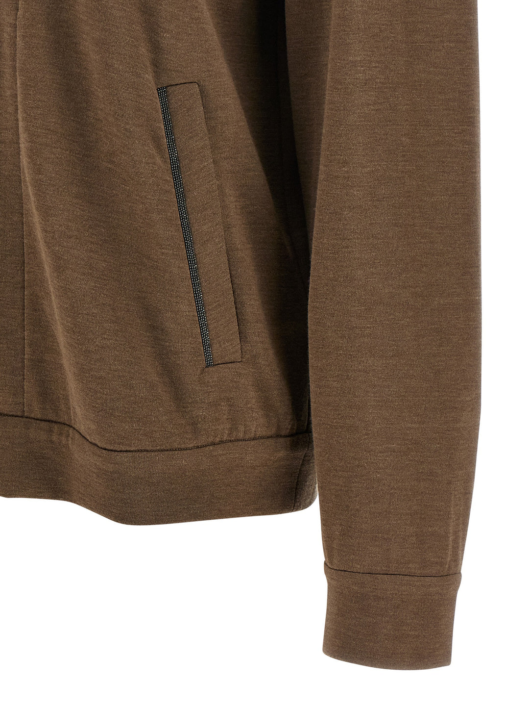 Brunello Cucinelli Monile Hoodie Sweatshirt - Brown | b40af6f232a64a45d7dc7ab1f0cb61c080dc57cf