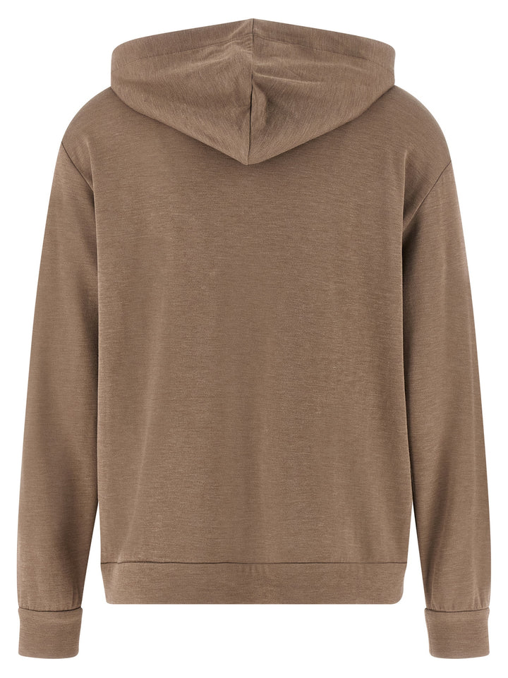 Brunello Cucinelli Monile Hoodie Sweatshirt - Brown | aae17e8a00f5127816846a45bef7c0e24c7b89a0