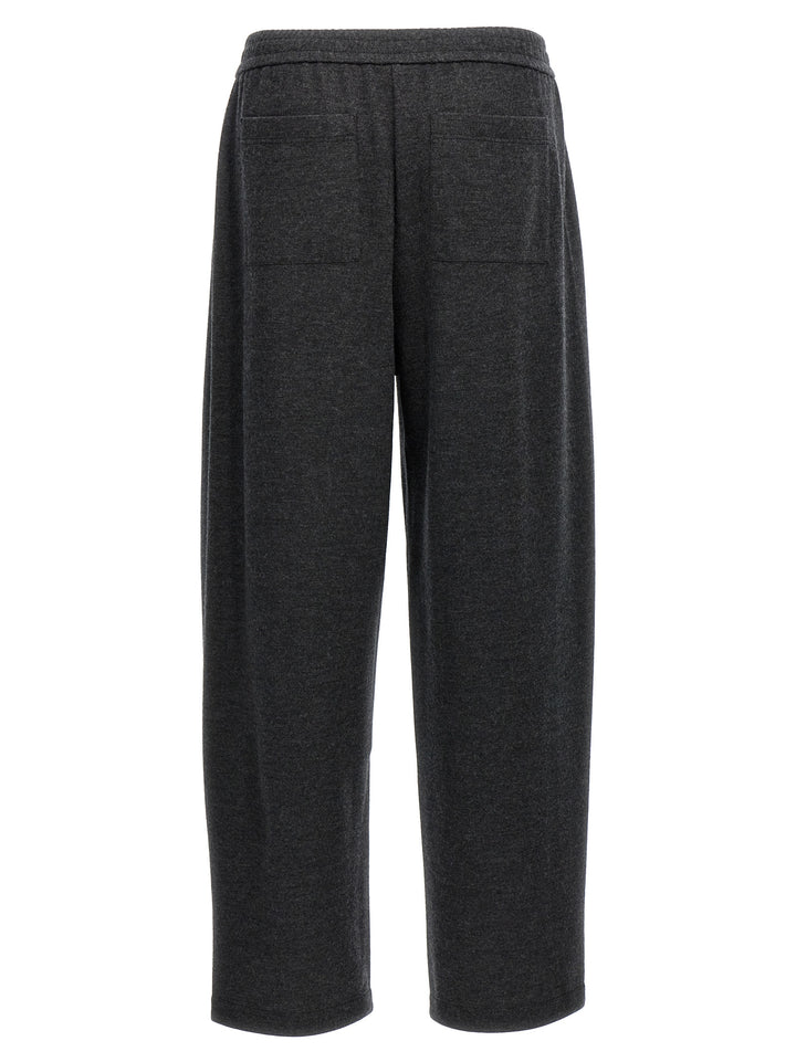 Cashmere Joggers Pants Black