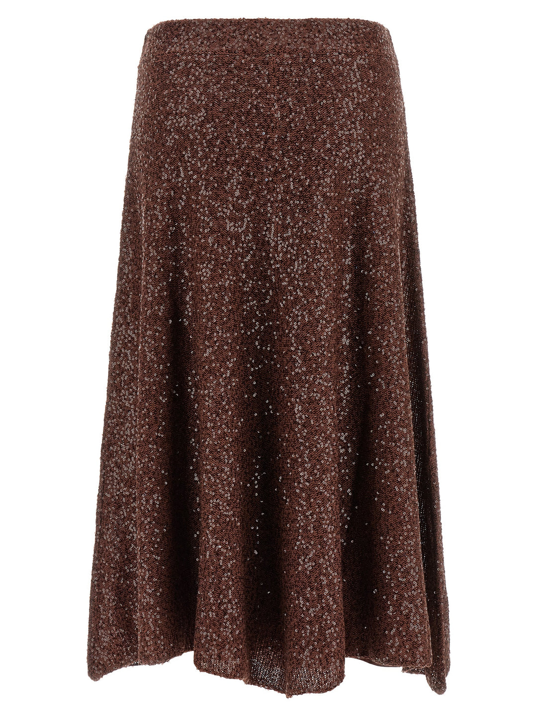 Brunello Cucinelli Micro-Sequin Skirt Skirts - Pink | 70bfca94228ab980f7a4e544c6855929c9e3ea99
