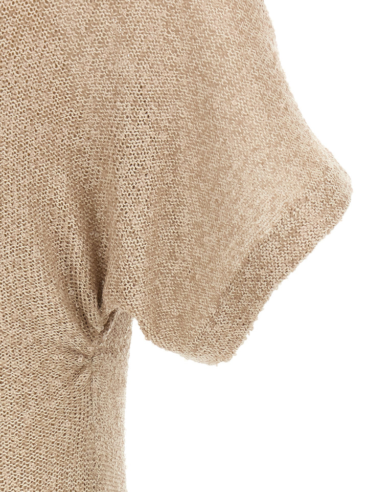 Brunello Cucinelli Sequin Dress Dresses - Beige | aa56f483fa64978889657451f602baaa25ae06f0