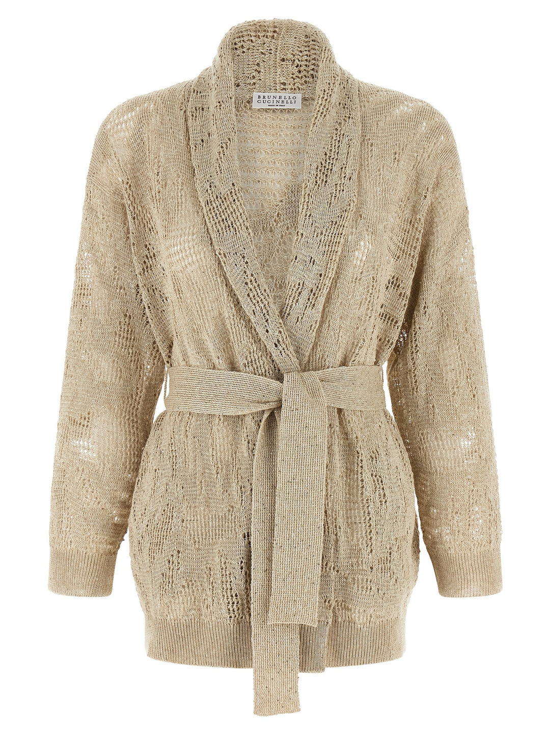 Brunello Cucinelli Crochet Cardigan Sweaters and Cardigans - Beige | d0f6b5a79e37010c3e81e898ea832cf30939a1e1