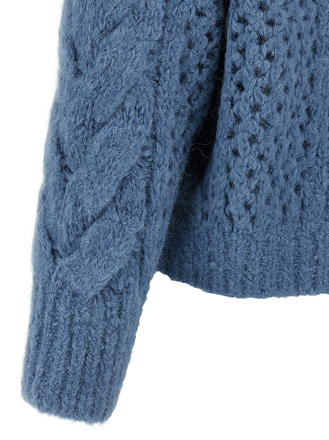 Worked Sweater Sweater, Cardigans Light Blue