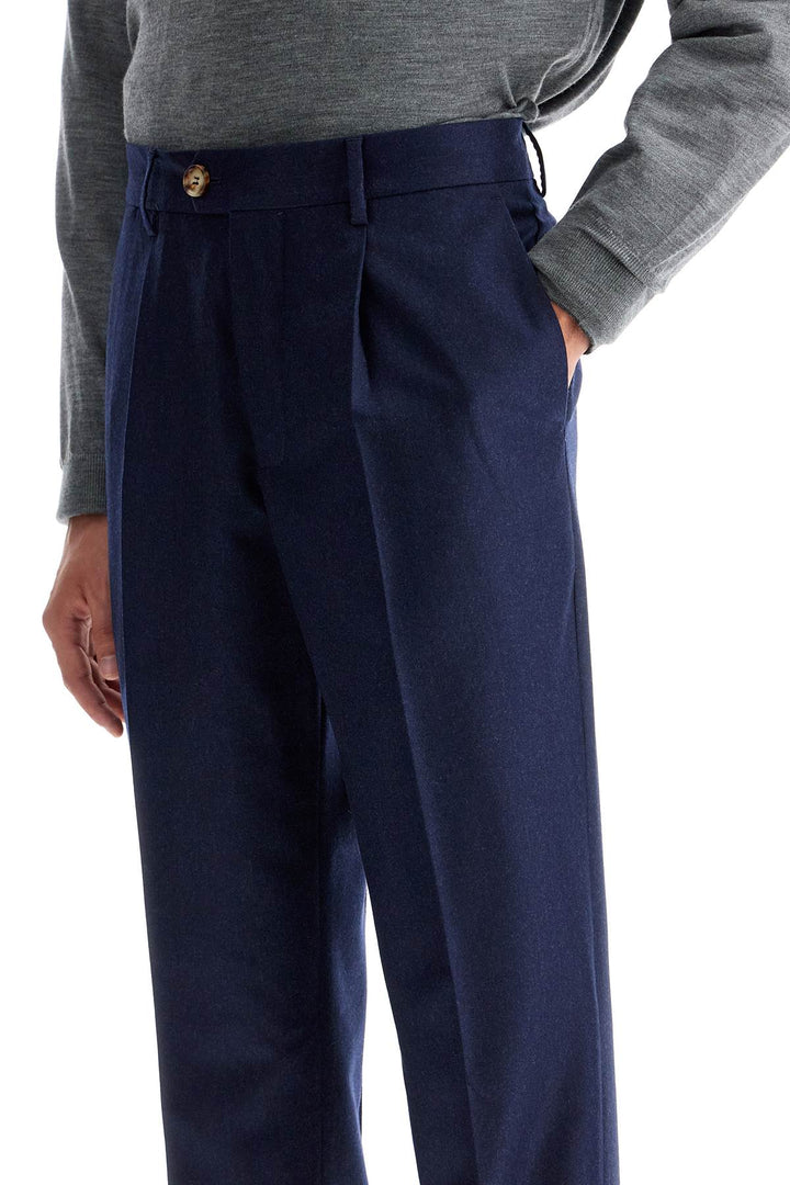 'Flannel Leisure Fit Pants For