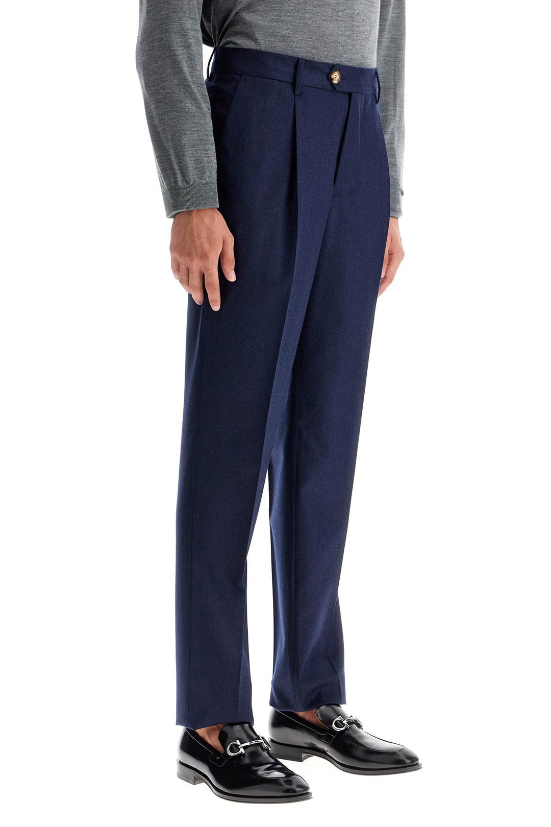 'Flannel Leisure Fit Pants For