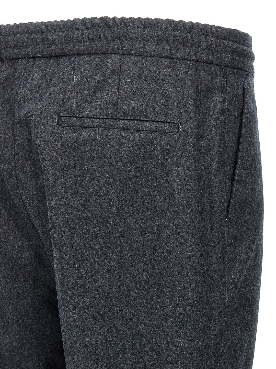 Front Pleat Pants Gray