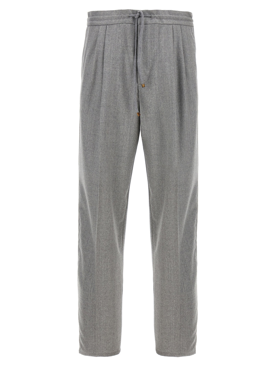 Front Pleat Pants Gray