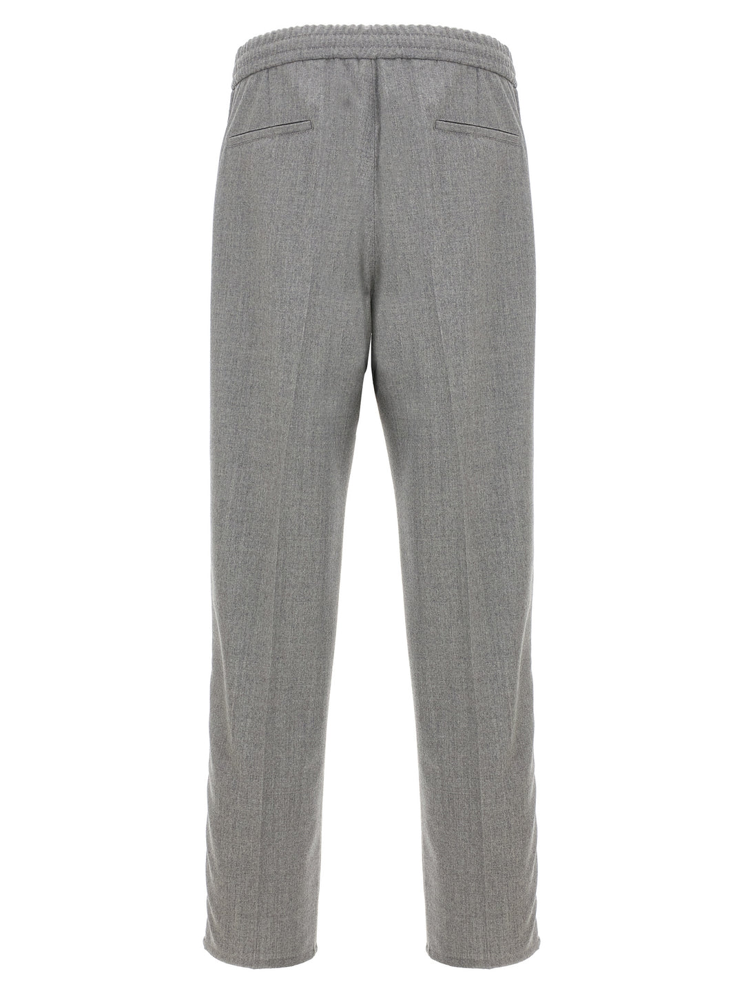 Front Pleat Pants Gray