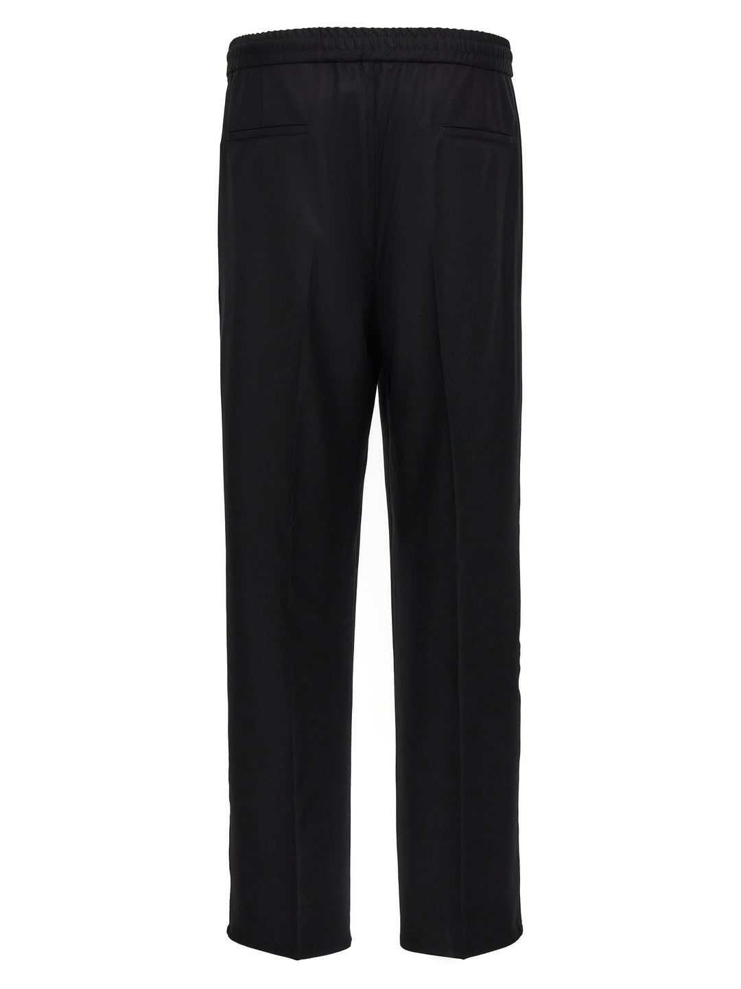 Front Pleat Pants Black