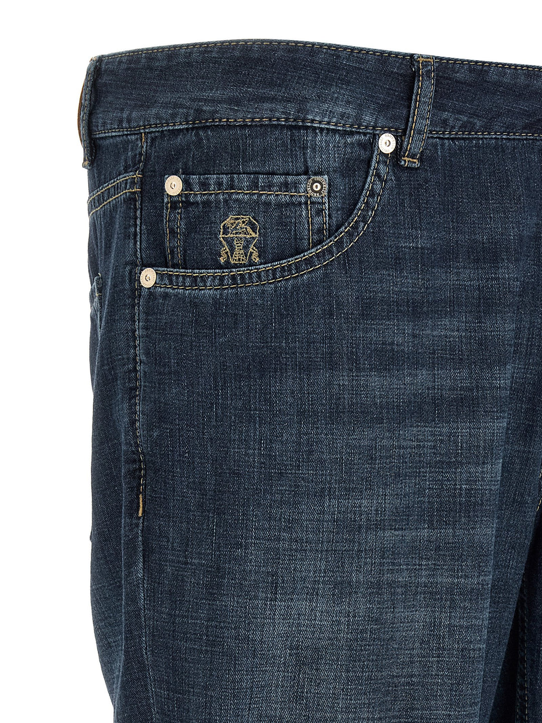 Brunello Cucinelli Japanese Denim Jeans - Blue | 8ee2350a217ed840661fad71a3b79cd1cbb109bd