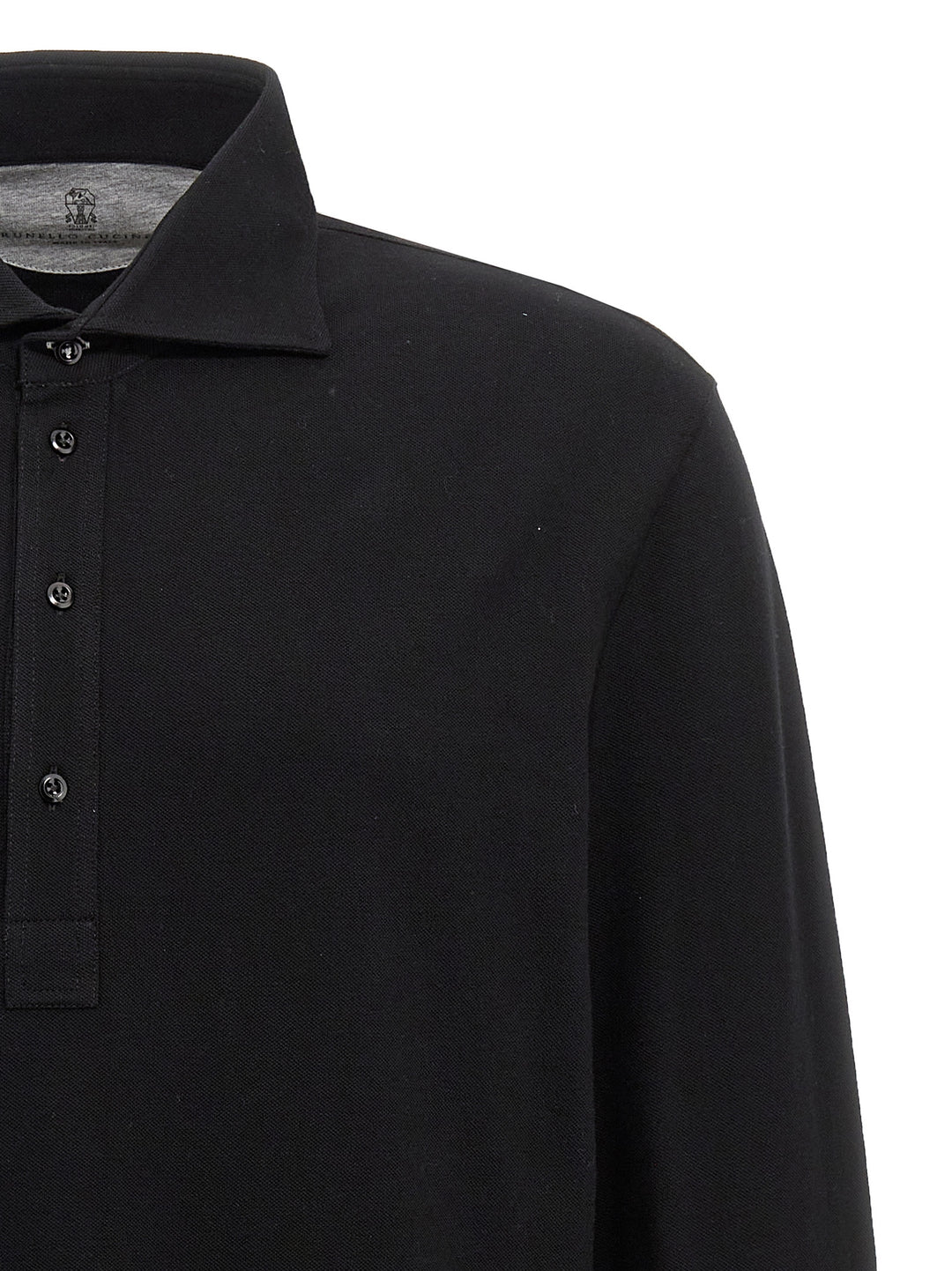 Cotton  Shirt Polo Black