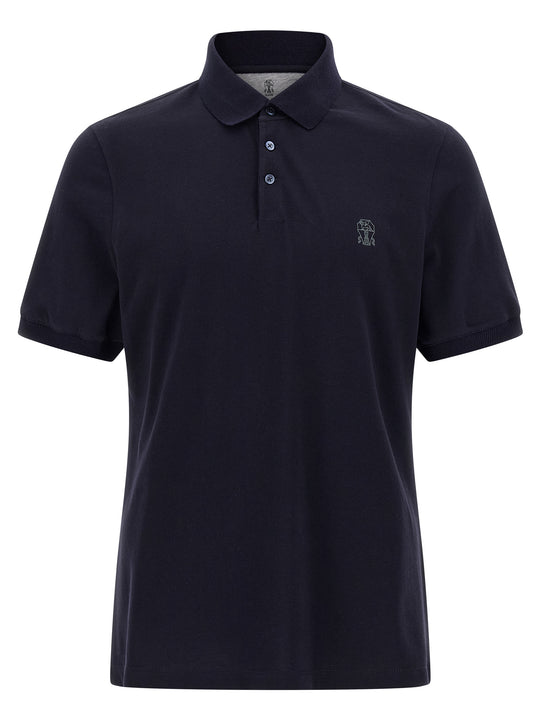 Piqué Shirt Polo Blue